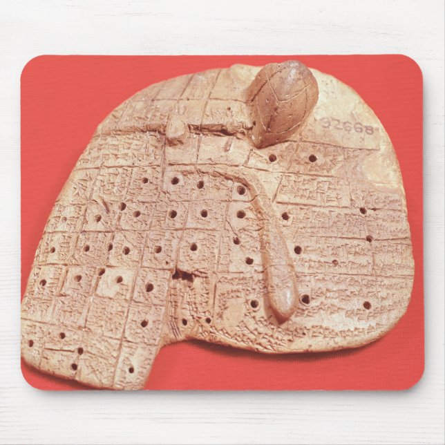 Model of a sheep's liver mouse mat (Front)