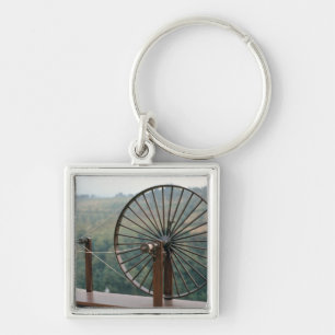 Model of a spinning machine key ring
