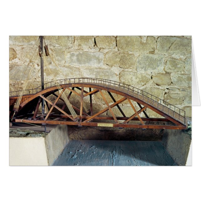 Model of a swing bridge (Front Horizontal)