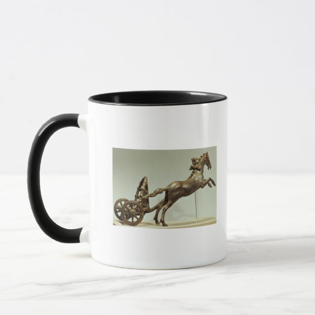 Model of a two horse chariot mug (Left)