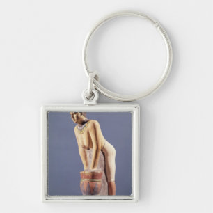 Model of a woman making beer, Old Kingdom Key Ring