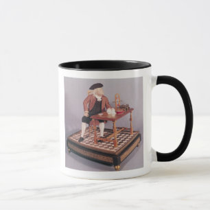 Model of Benjamin Franklin  at his table Mug