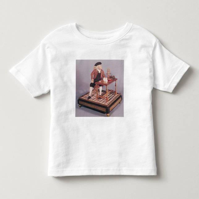 Model of Benjamin Franklin  at his table Toddler T-Shirt (Front)