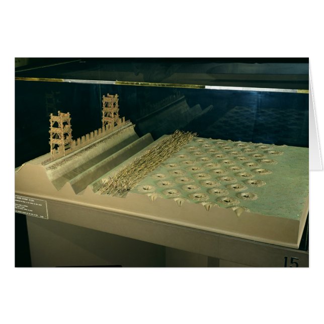 Model of Caesar's defences at Alesia (Front Horizontal)