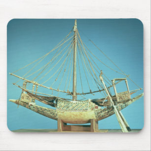 Model of one of the pharaoh's boats mouse mat
