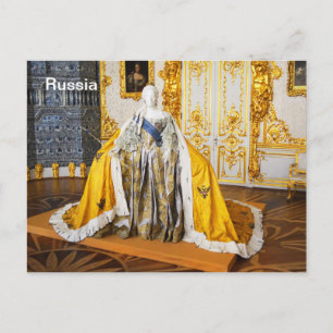 Model of Russian queen Postcard
