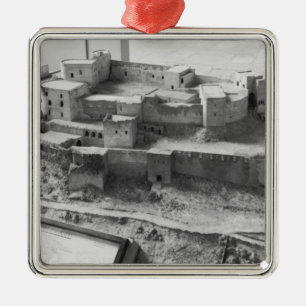 Model of The Krak des Chevaliers, model Metal Tree Decoration