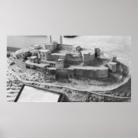 Model of The Krak des Chevaliers, model