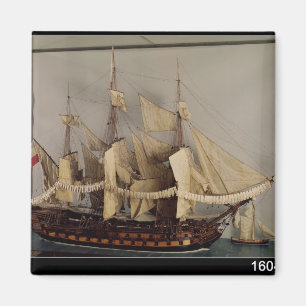 Model of the ship 'L'Achille' Magnet