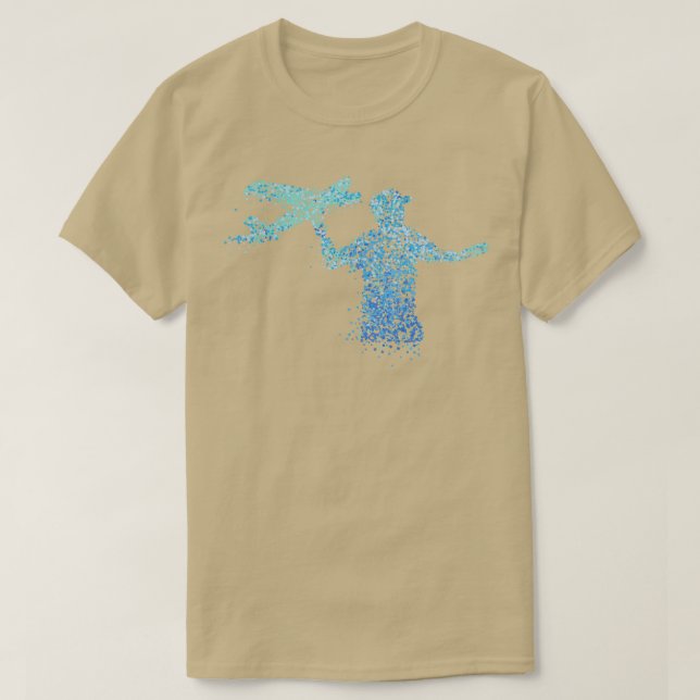 Model Plane RC Model Flight Model Builder T-Shirt (Design Front)