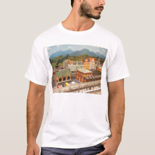 Model Railway station and town T-Shirt