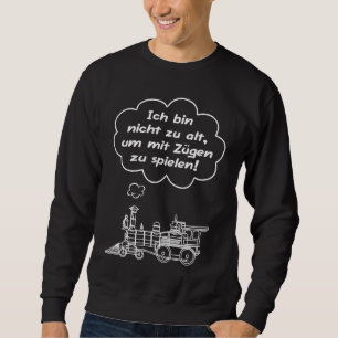 Model railway train guide track H0 Z N model build Sweatshirt