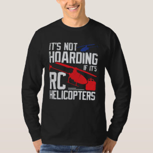 Model RC Helicopter for an RC Chopper Pilot T-Shirt
