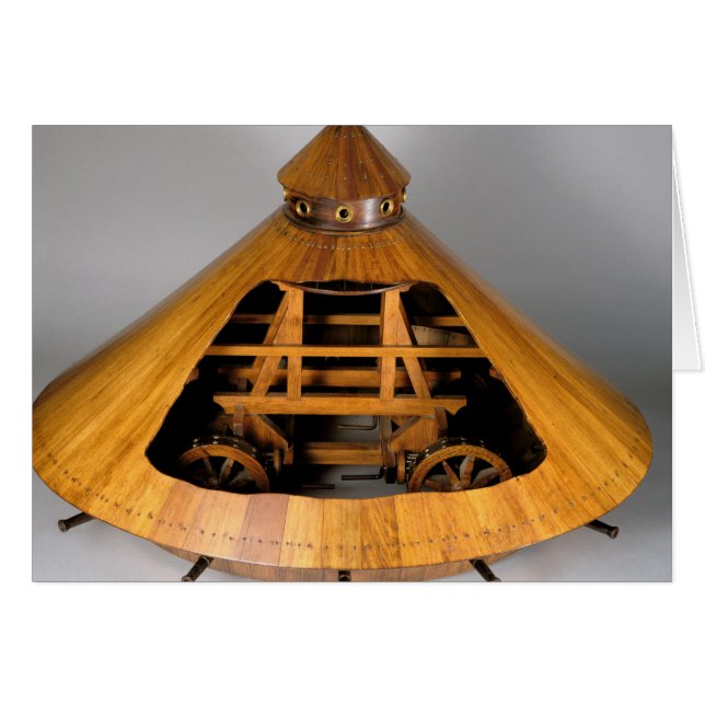 Model reconstruction of da Vinci's design (Front Horizontal)