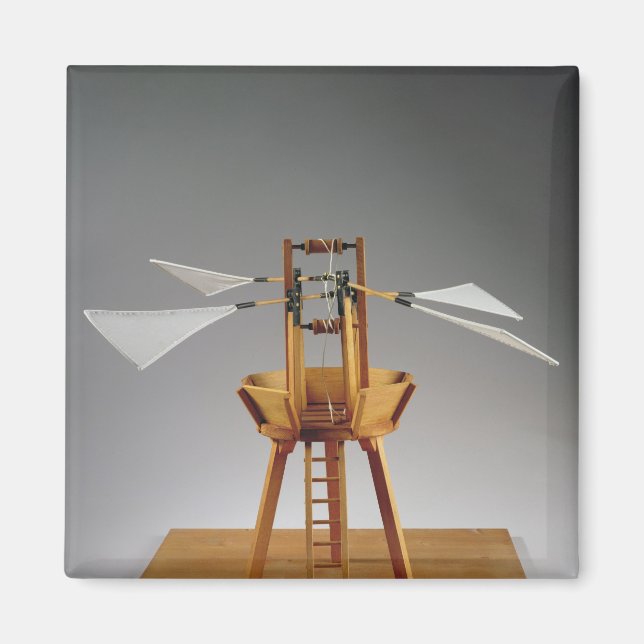 Model reconstruction of da Vinci's design Magnet (Front)