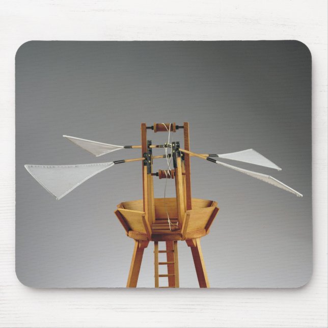 Model reconstruction of da Vinci's design Mouse Mat (Front)