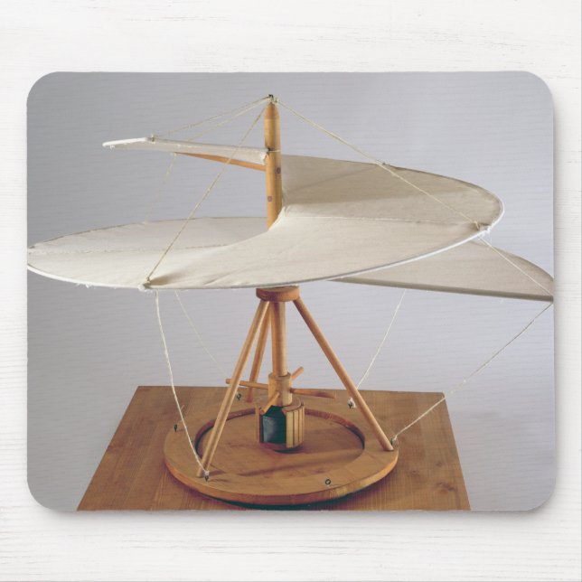 Model reconstruction of da Vinci's design Mouse Mat (Front)