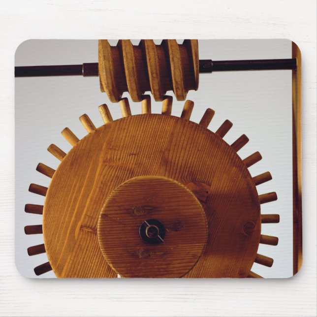 Model reconstruction of da Vinci's design Mouse Mat (Front)