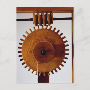 Model reconstruction of da Vinci's design Postcard