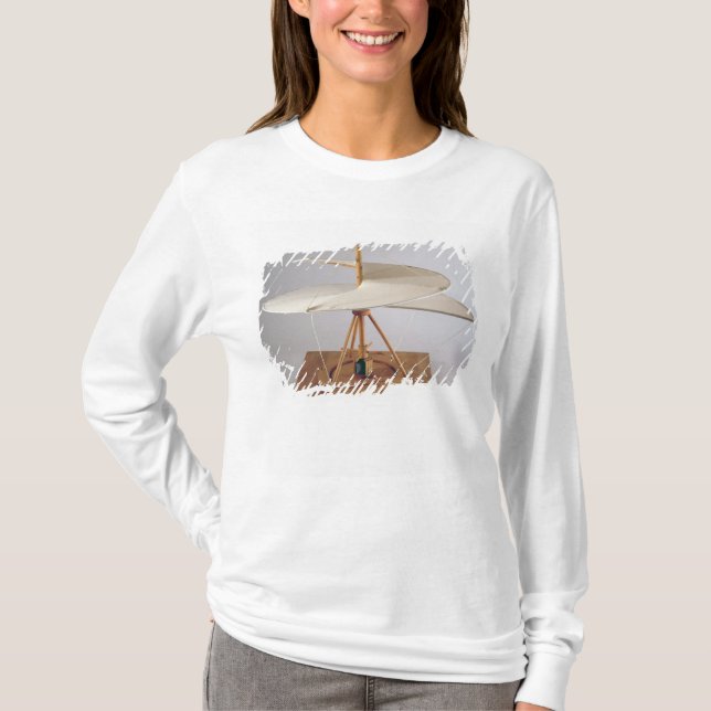 Model reconstruction of da Vinci's design T-Shirt (Front)