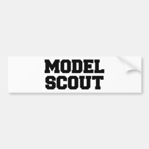 MODEL SCOUT BUMPER STICKER