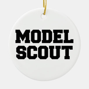 MODEL SCOUT CERAMIC TREE DECORATION