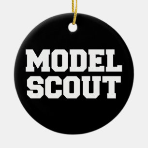 MODEL SCOUT CERAMIC TREE DECORATION