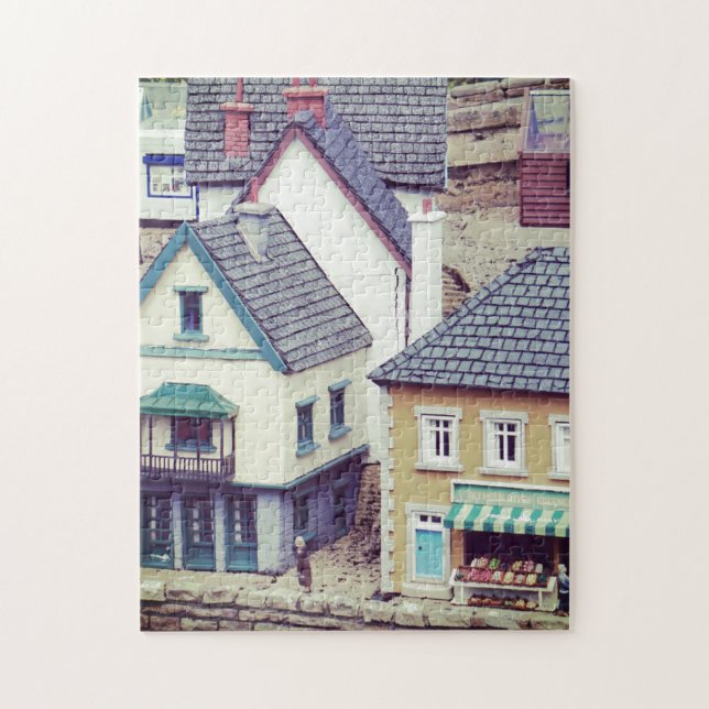 Model Seaside Buildings Jigsaw Puzzle (Vertical)