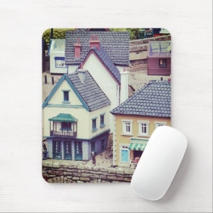 Model Seaside Buildings Mouse Mat