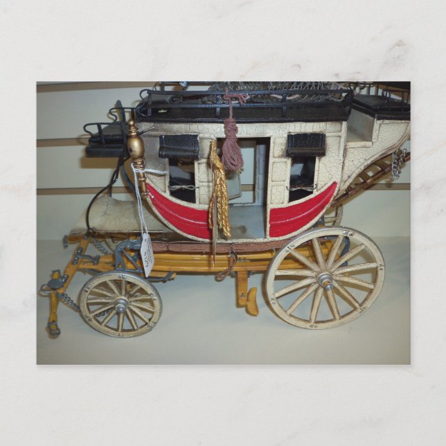 Model Stage Coach Postcard (Front)