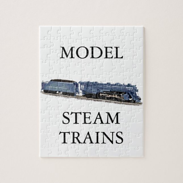 Model Steam Locomotive Jigsaw Puzzle (Vertical)