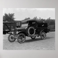 Model T Pickup Truck, 1925. Vintage Photo