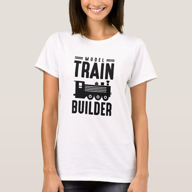 Model Train Builder T-Shirt (Front)