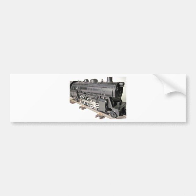 Model Train Engine Bumper Sticker (Front)