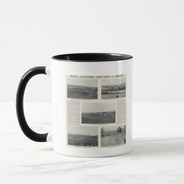 Model Vineyards, California Mug (Left)