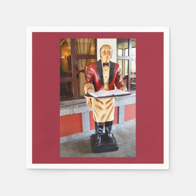Model waiter napkin (Front)