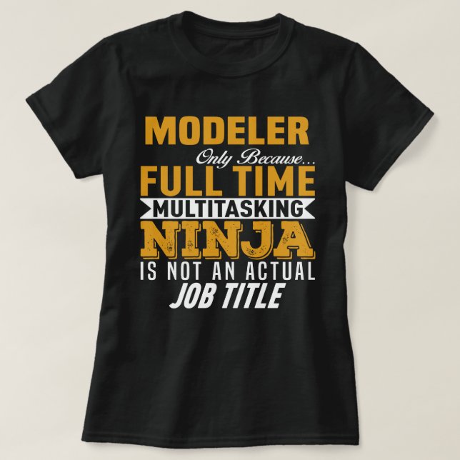 Modeler T-Shirt (Design Front)