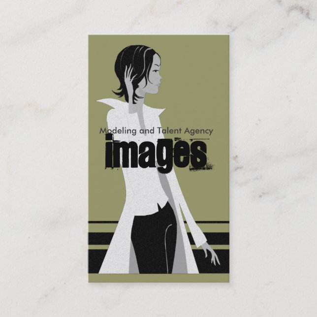Modelling and Talent Agency Business Cards (Front)
