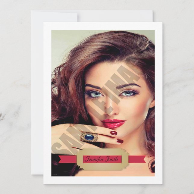 Modelling Comp Card (Front)