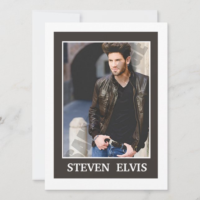 Modelling Comp Card (Front)