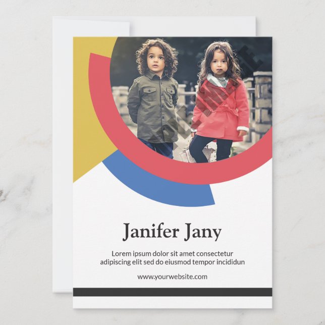 Modelling Comp Card (Front)