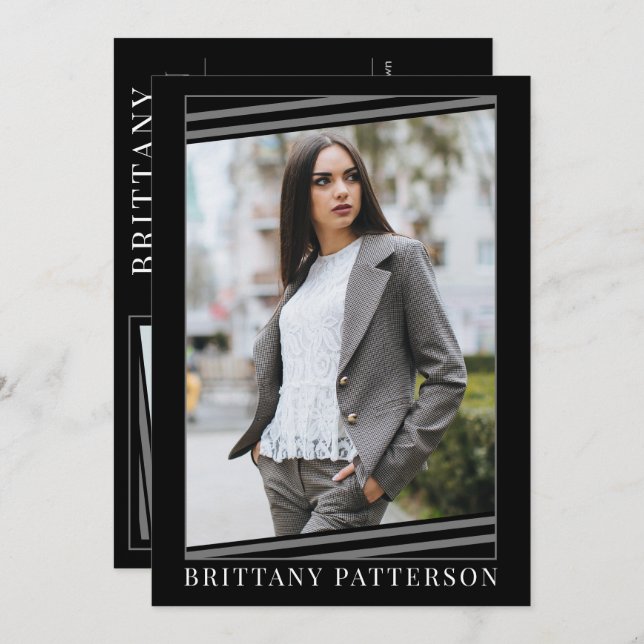 Modelling Comp Card | 2 Photo 2 Sided 5x7 (Front/Back)