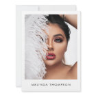 Modelling Comp Card 5 Photo QR Code