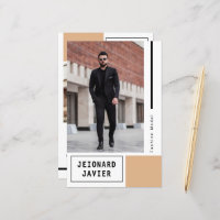 Modelling Comp Card Template