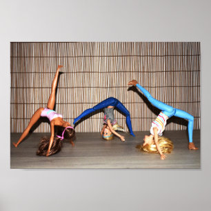 Models Working Out. Poster