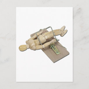 ModelTrappedMouseTrap062011 Postcard