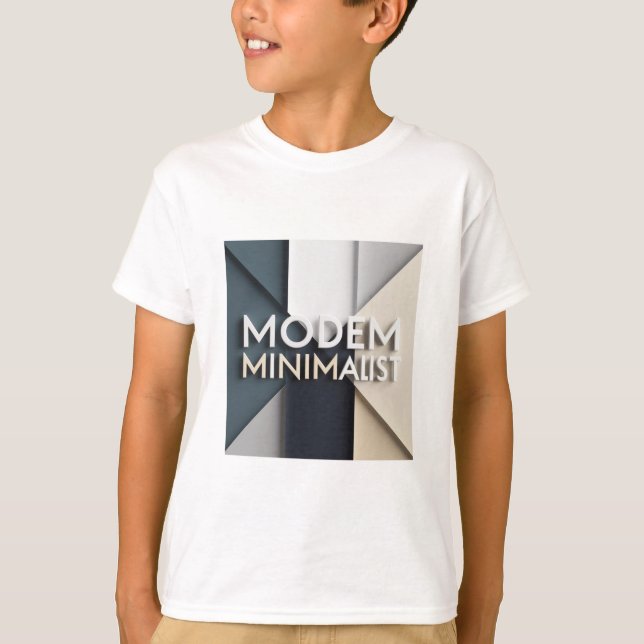Modem Minimalist T-shirt (Front)