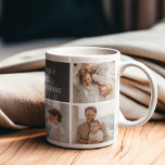 Moden 3Collage Photo & Grey Best Family Gift Mug<br><div class="desc">Moden 3Collage Photo & Grey Best Family Gift</div>