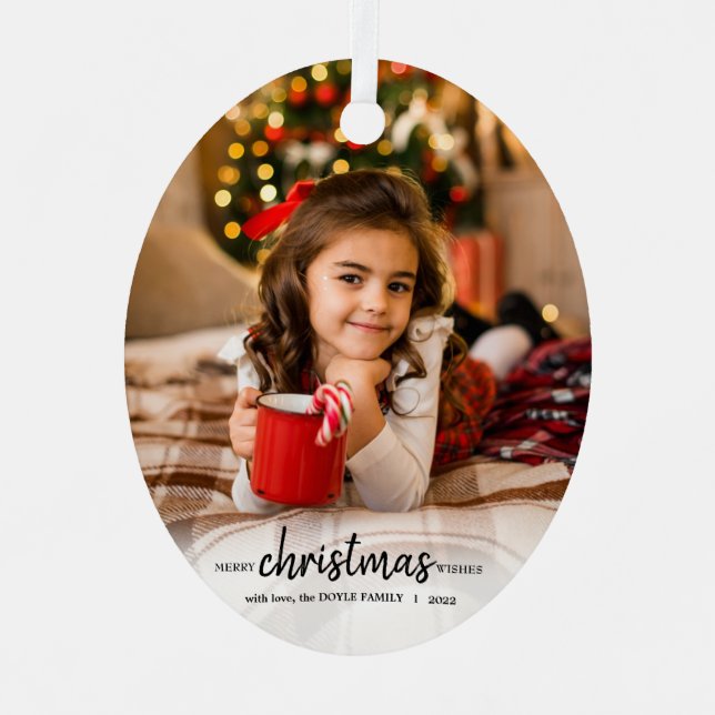 Moden Ornaments Photo Christmas  (Front)