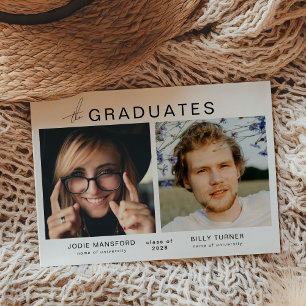 Moden the GRADUATES' Photo Joint Graduation Announcement